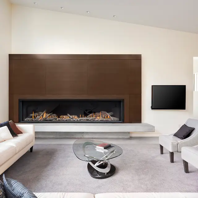 Fireplace installation