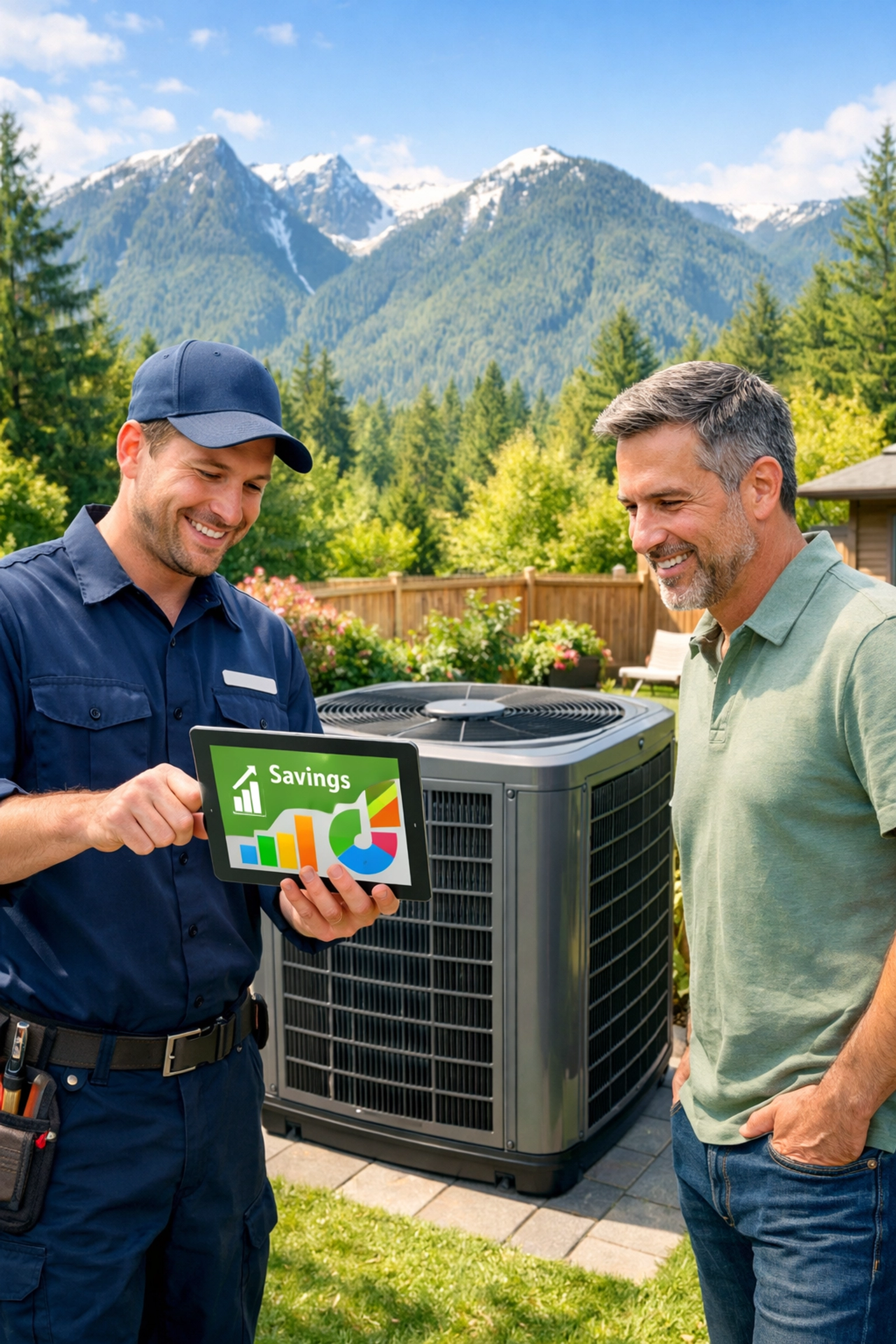 High-efficiency furnace replacement by Airmount Mechanical in BC